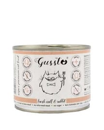 GUSSTO Cat Fresh Calf & Rabbit 200 g